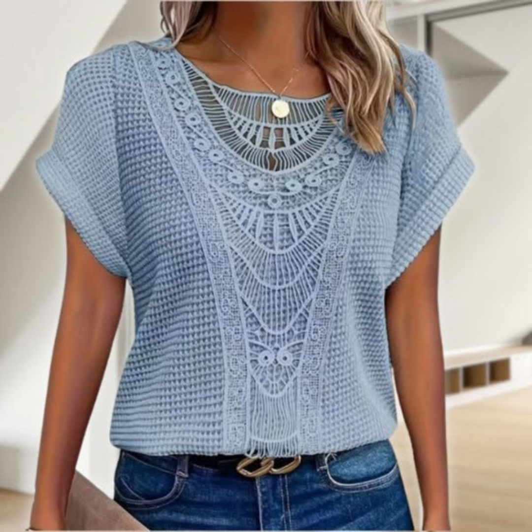 Top Elegante de Renda