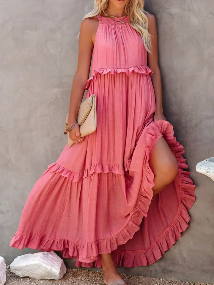 Coral - Vestido Longo
