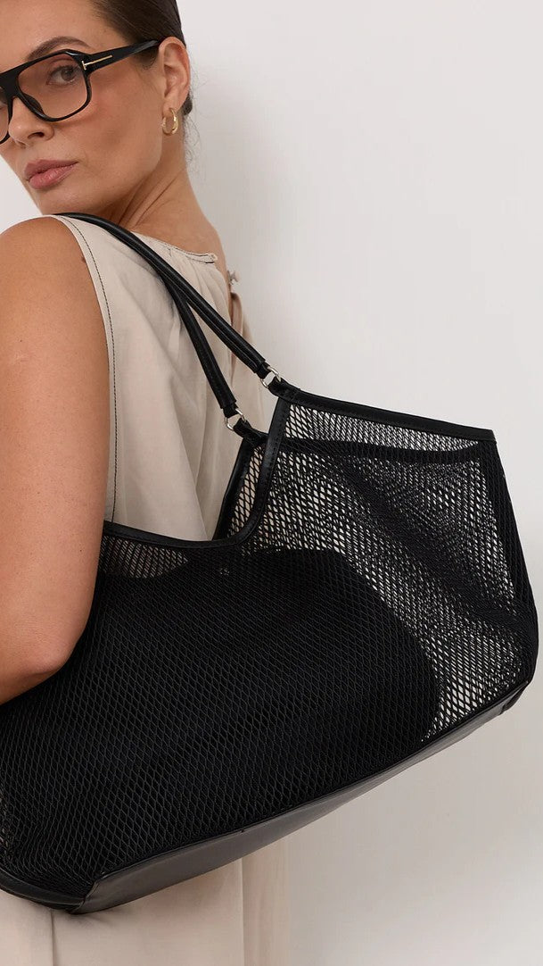 Bolsa de Malha para Atividades Esportivas - Preta