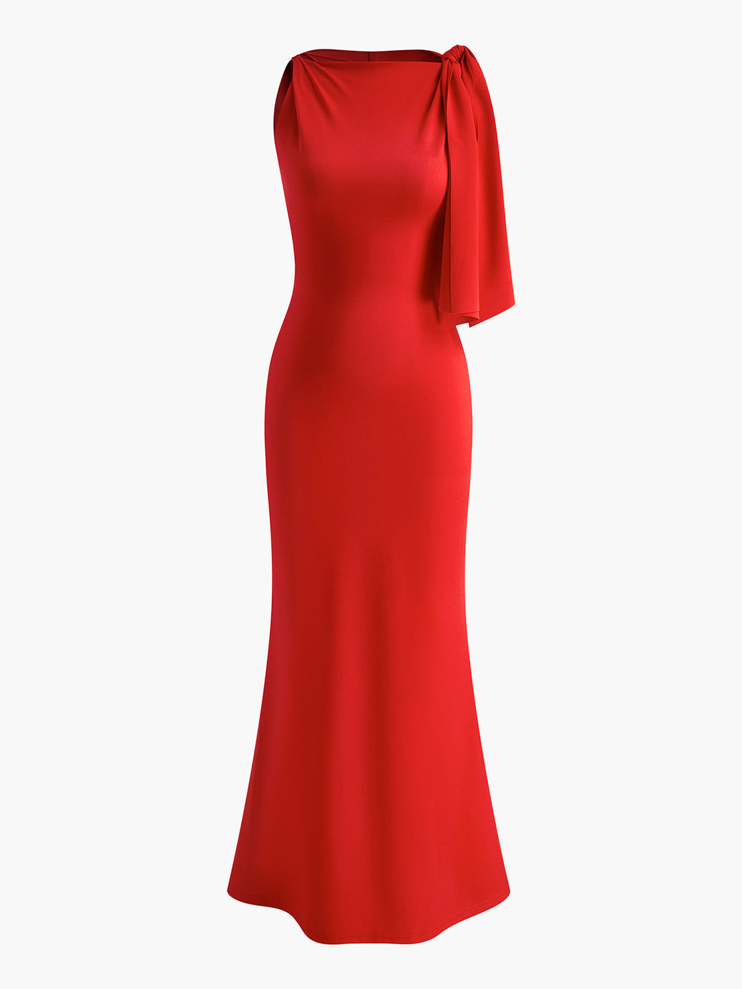 Maxi Vestido com Ombro Amarrado