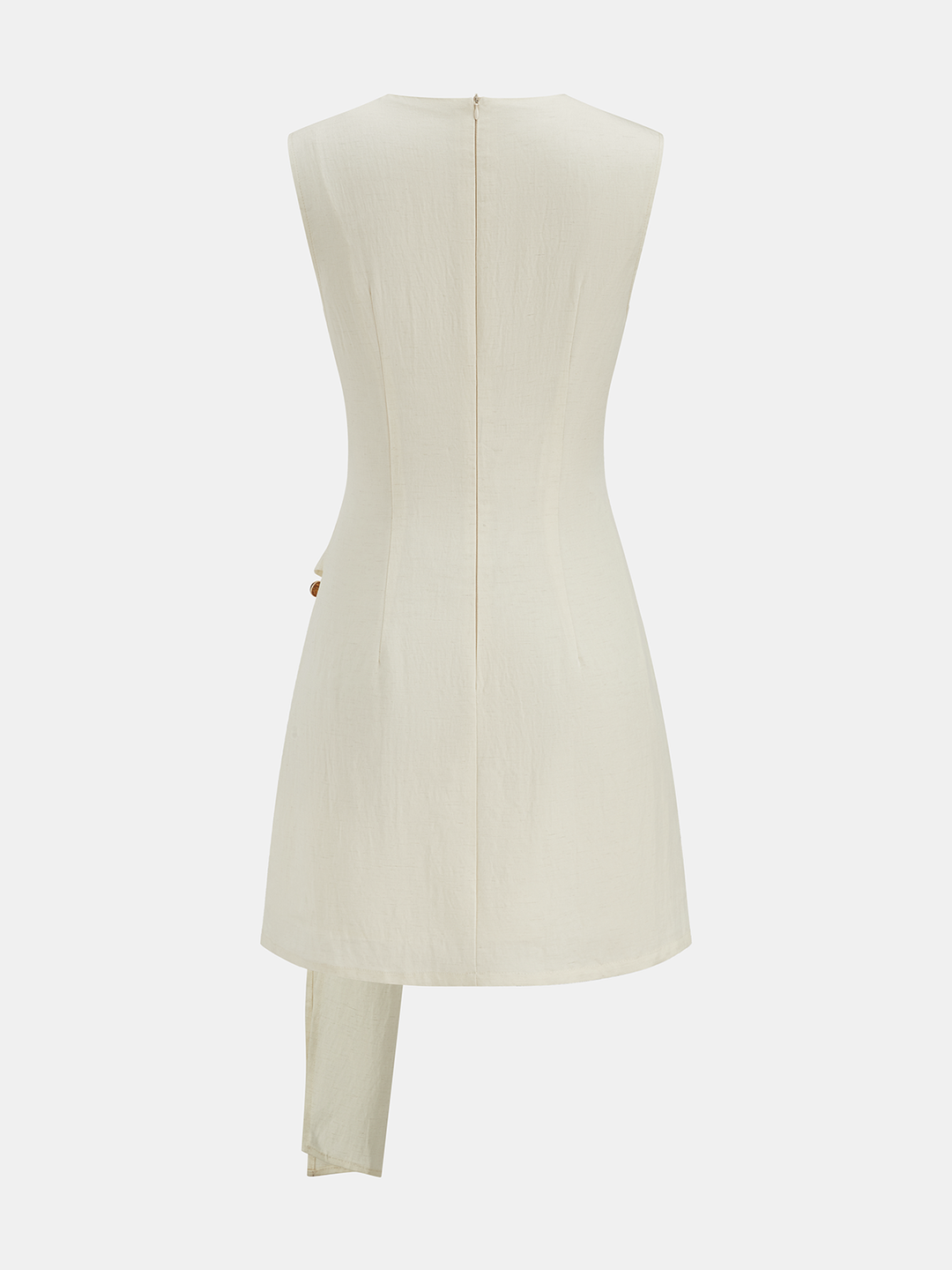 Mini Vestido de Linho Feminino