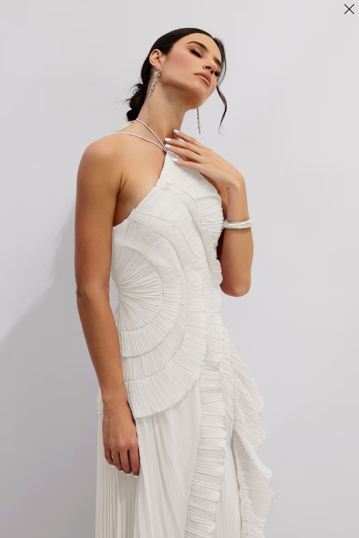 Vestido Plissado - Novidade