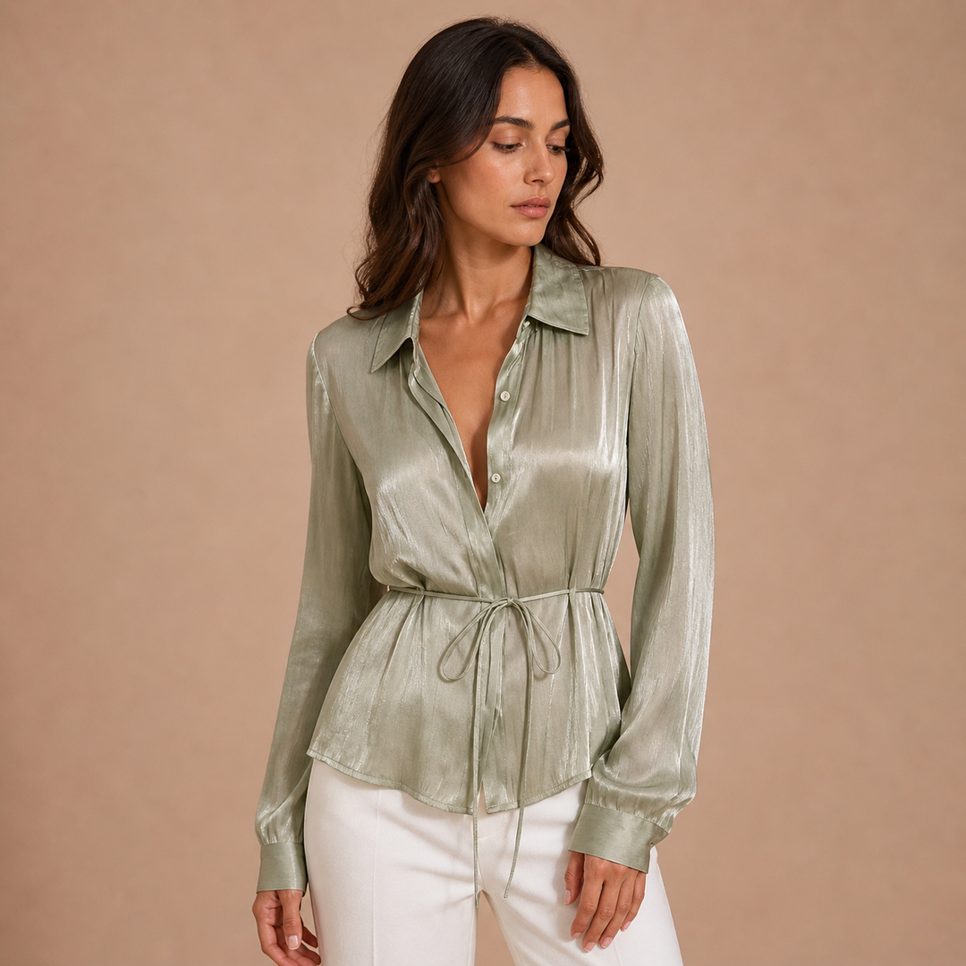 Sofia – Blusa Camiseira de Estilo Refinado com Toque Feminino