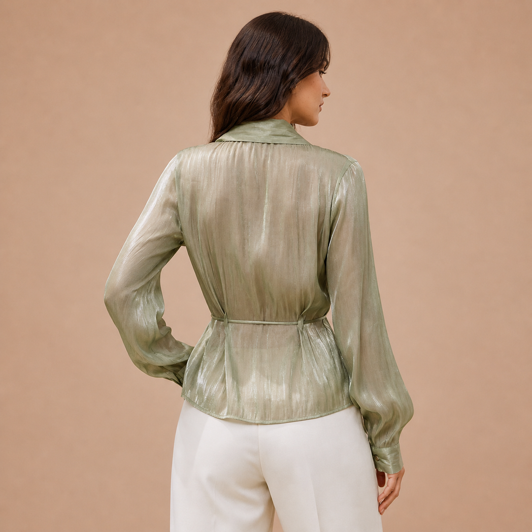 Sofia – Blusa Camiseira de Estilo Refinado com Toque Feminino