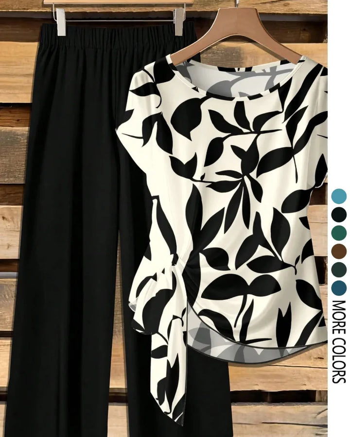 Verão | Conjunto estampado, camisa e calças