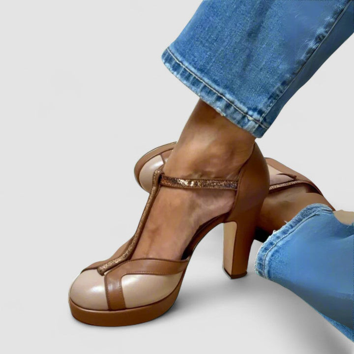 Criselmara - Sandálias de Salto Alto Elegantes e Confortáveis