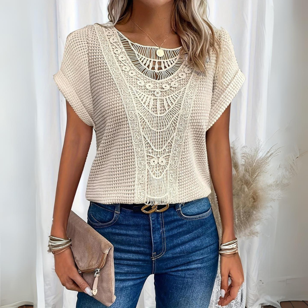 Top Elegante de Renda