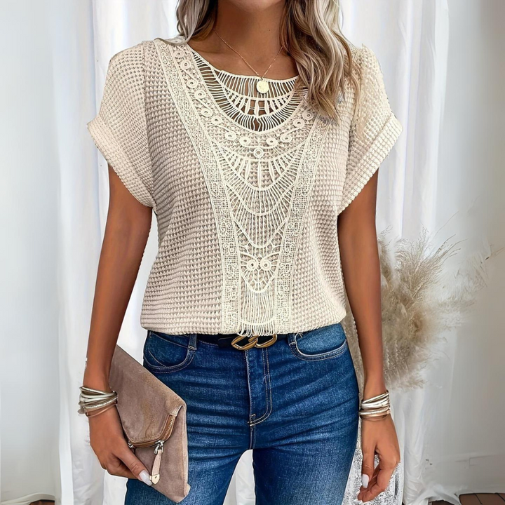 Top Elegante de Renda