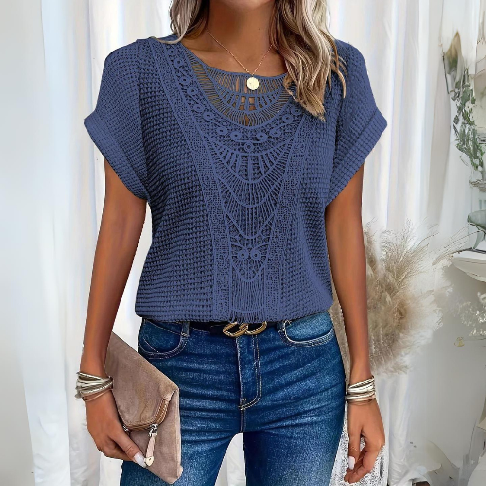 Top Elegante de Renda