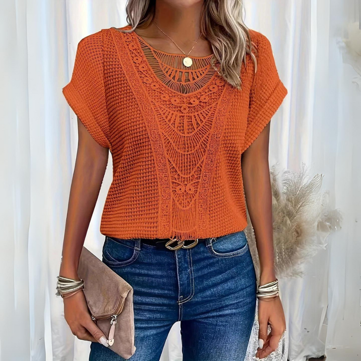 Top Elegante de Renda