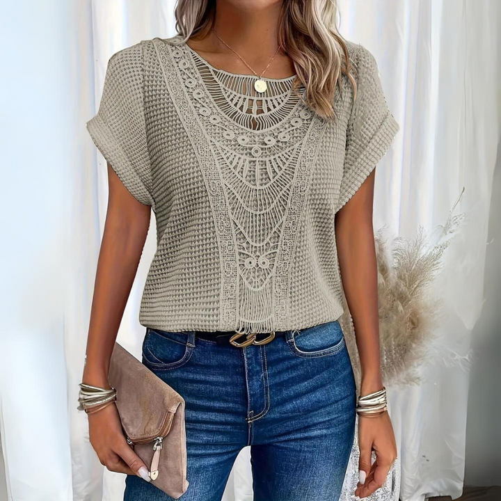 Top Elegante de Renda