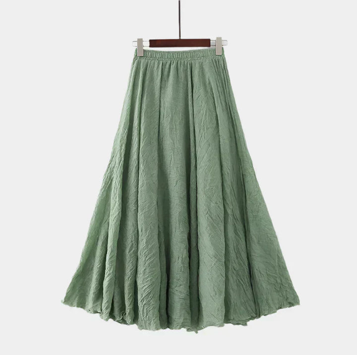 Saia Elegante de Cintura Alta