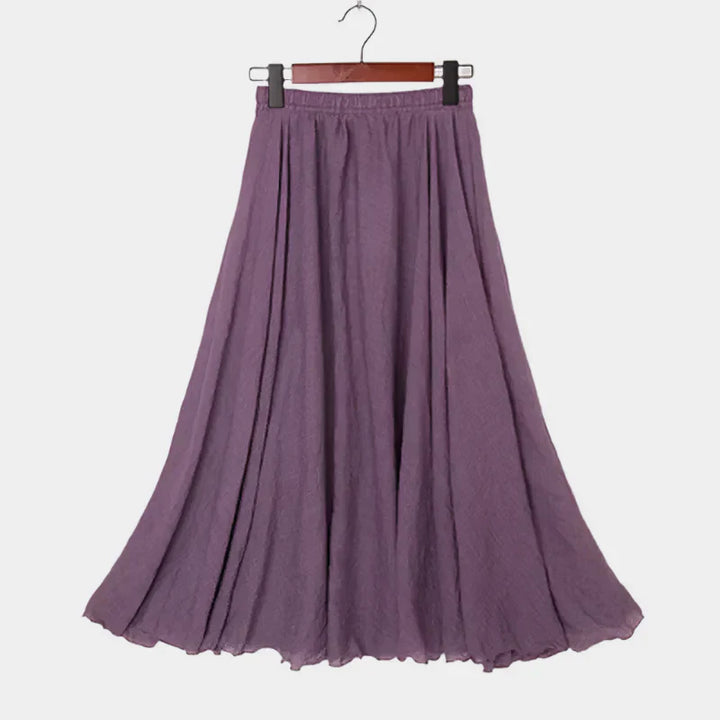 Saia Elegante de Cintura Alta