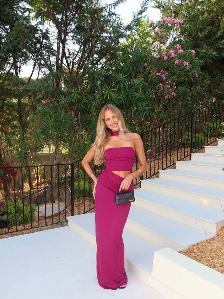 Vera - Vestido Maxi Drapeado