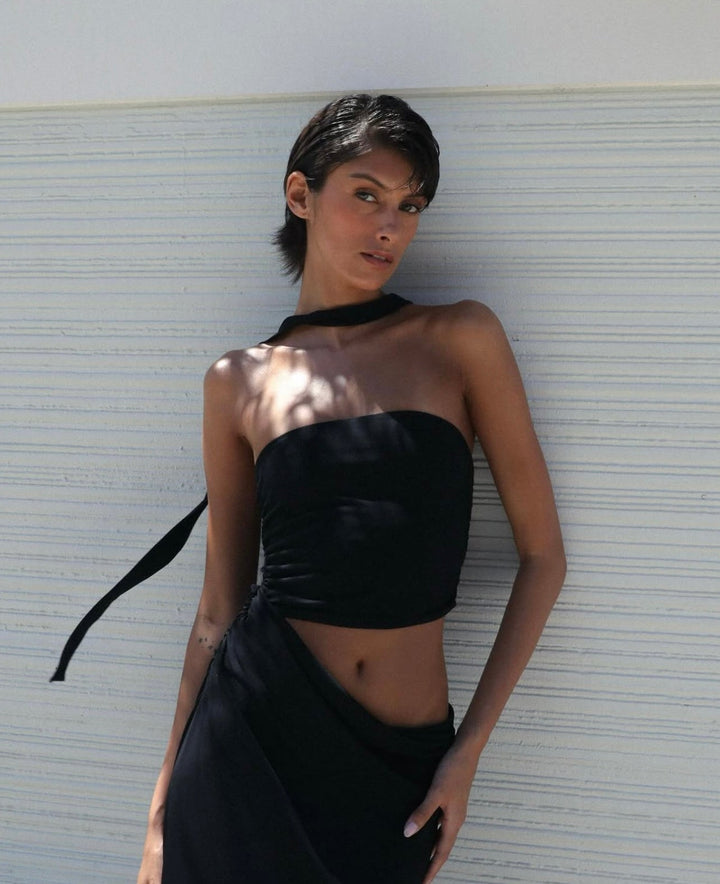 Vera - Vestido Maxi Drapeado