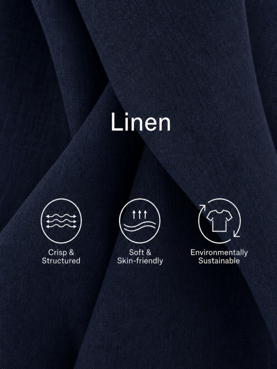 Vestido Mini Botões Assimétricos | Linho