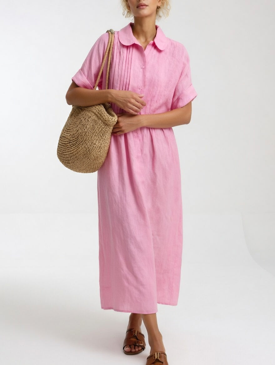 Salina - Vestido camisa fluido de verão