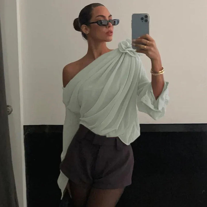Top Elegante Rosa
