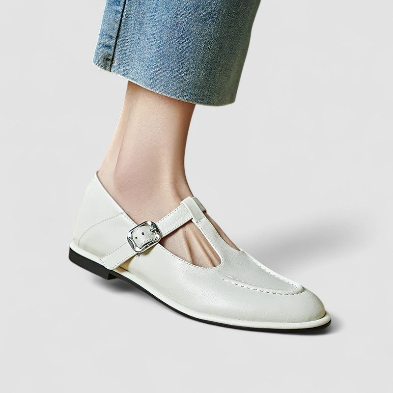 Camila - Sapatos Ortopédicos Mary Jane com Salto Baixo