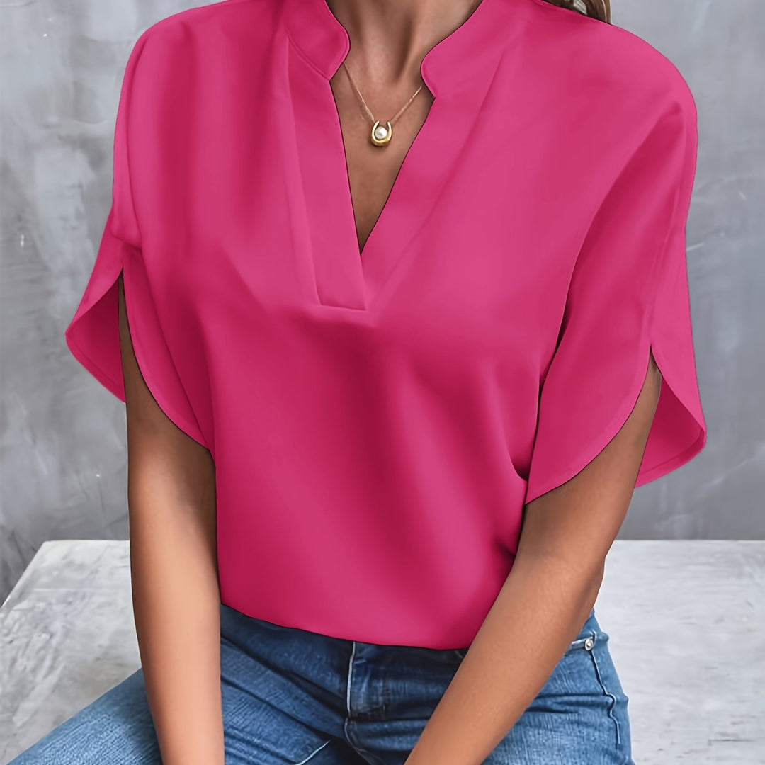 Blusa Elegante com Decote em V
