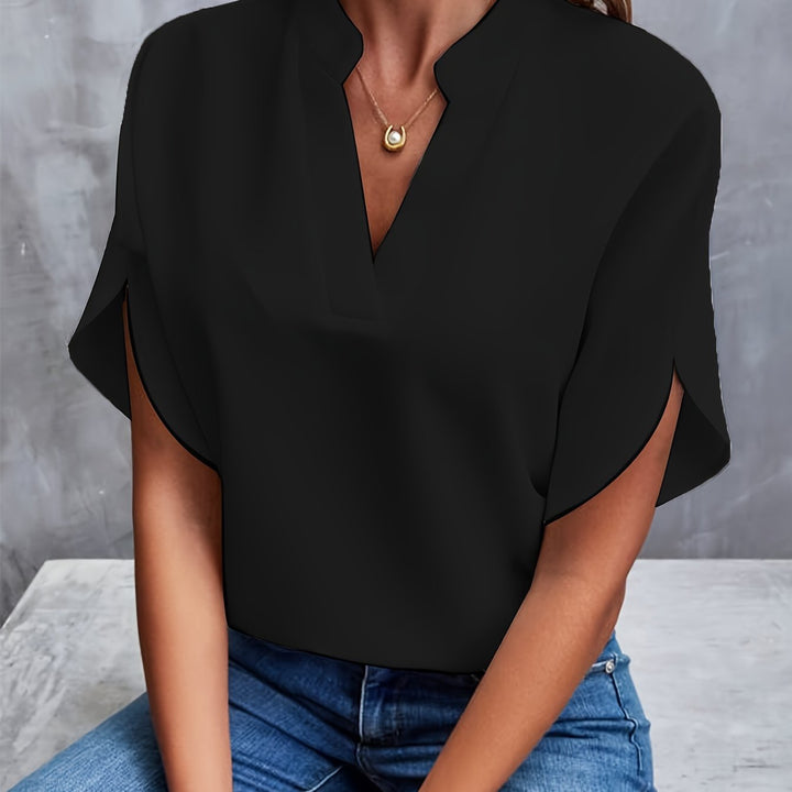 Blusa Elegante com Decote em V