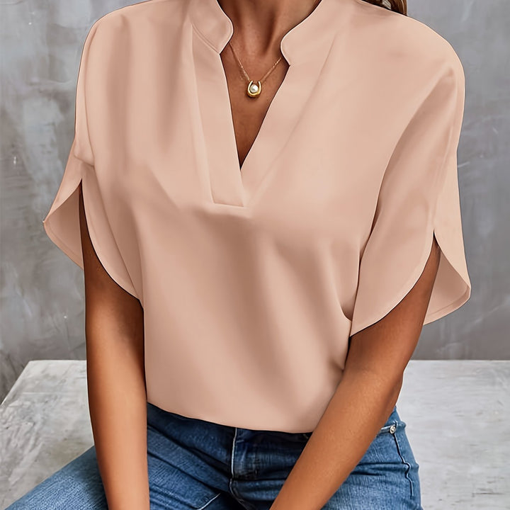 Blusa Elegante com Decote em V