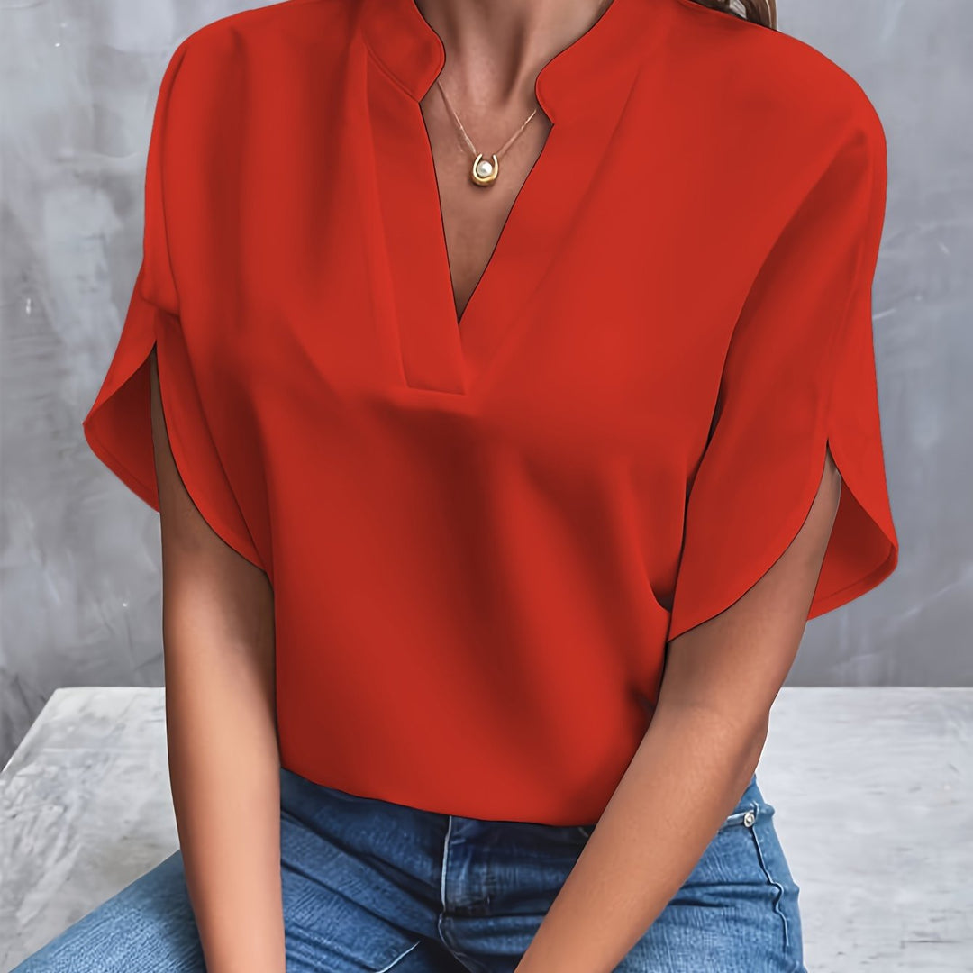 Blusa Elegante com Decote em V