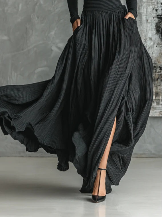 Eva | Conjunto Elegante com Saia Plissada