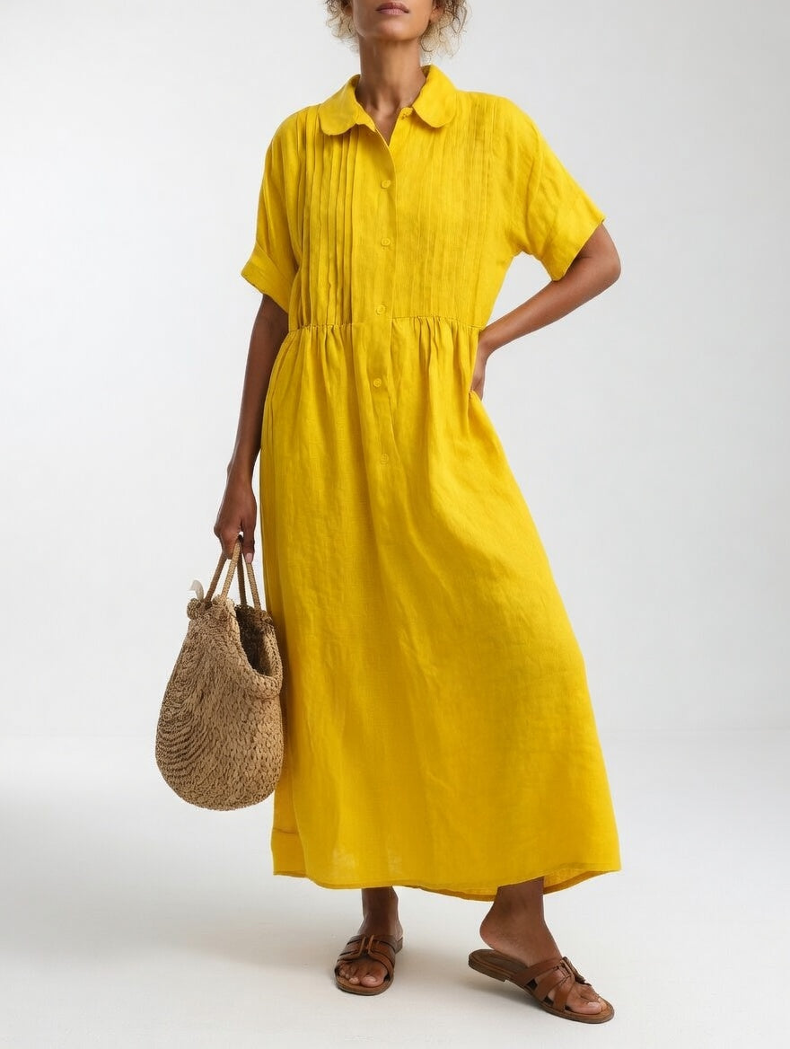 Salina - Vestido camisa fluido de verão
