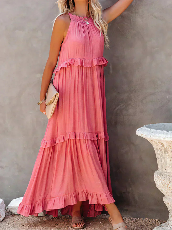 Coral - Vestido Longo