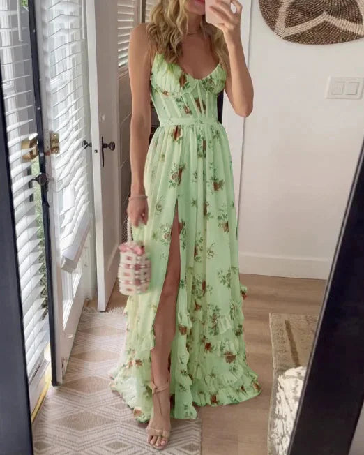 Sónia - Vestido Midi Floral