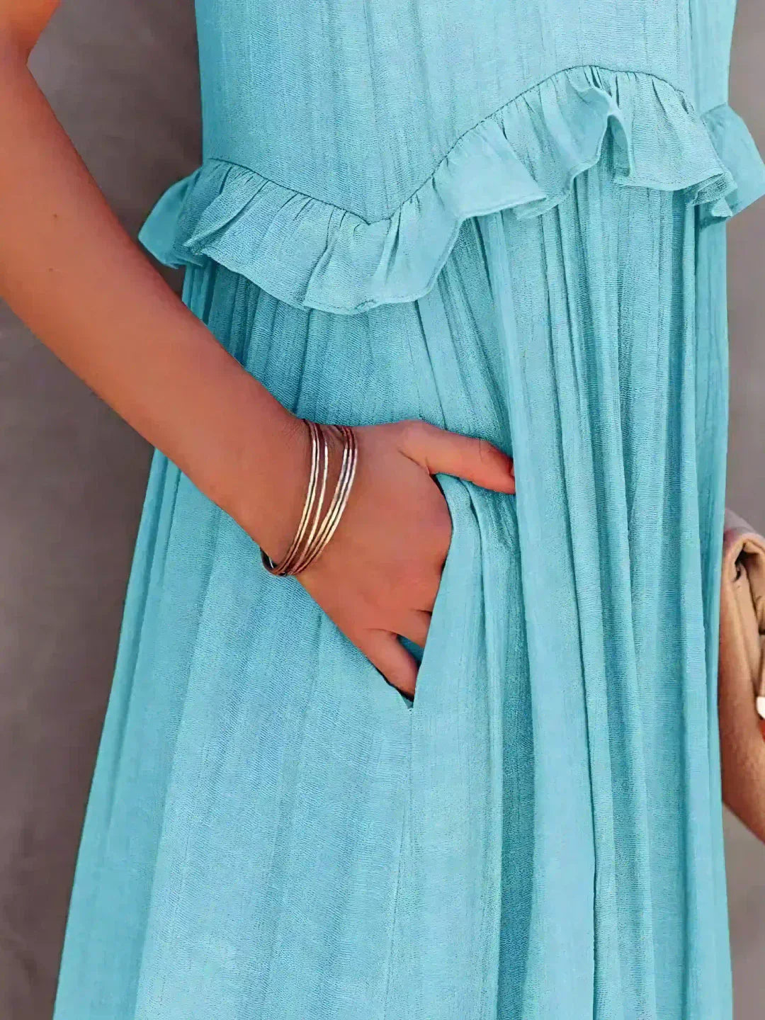 Coral - Vestido Longo
