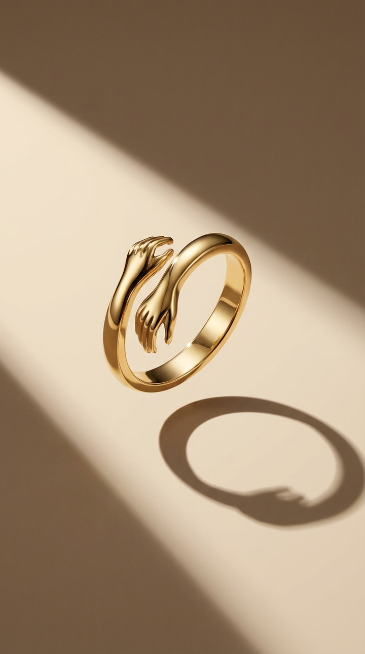 Amara - Anel Embrace Ouro