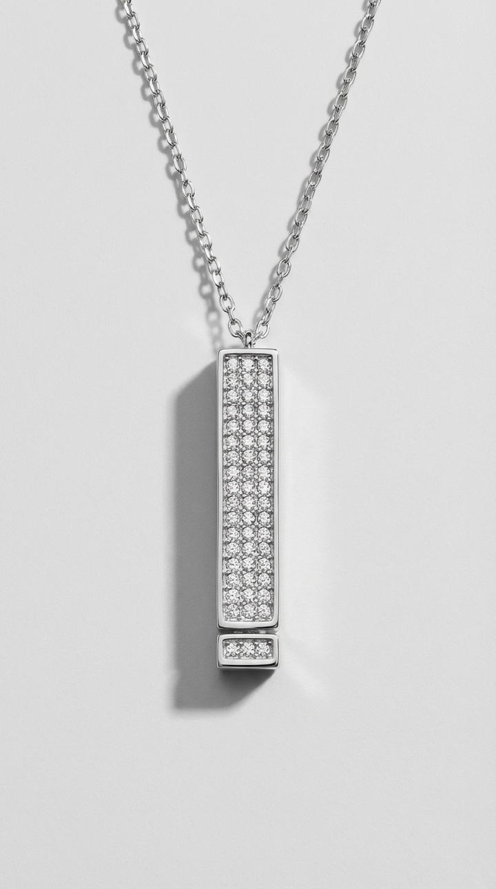 Amora - Colar com Pendente Mensagem Secreta Crystal