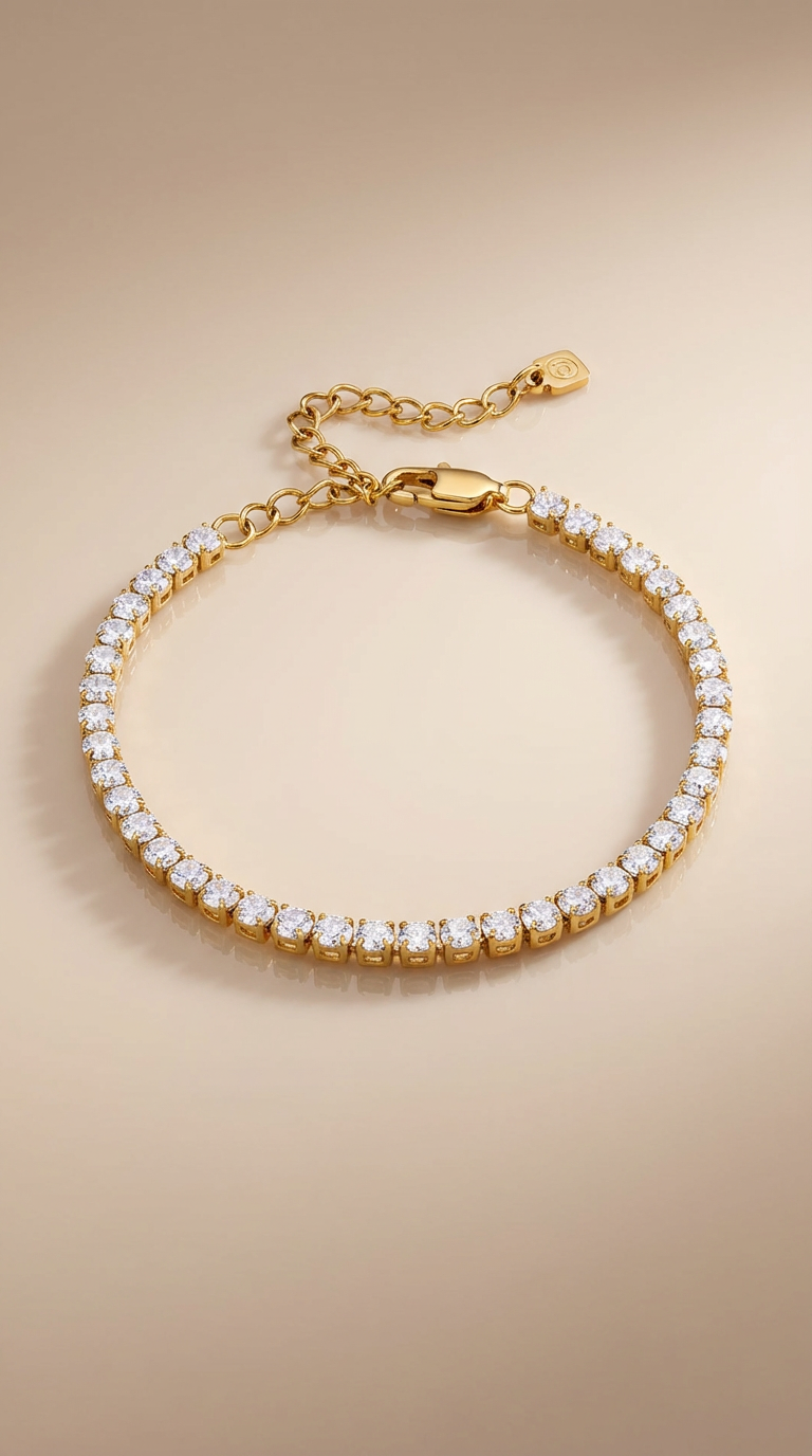 Aurora - Pulseira de Ténis Crystal