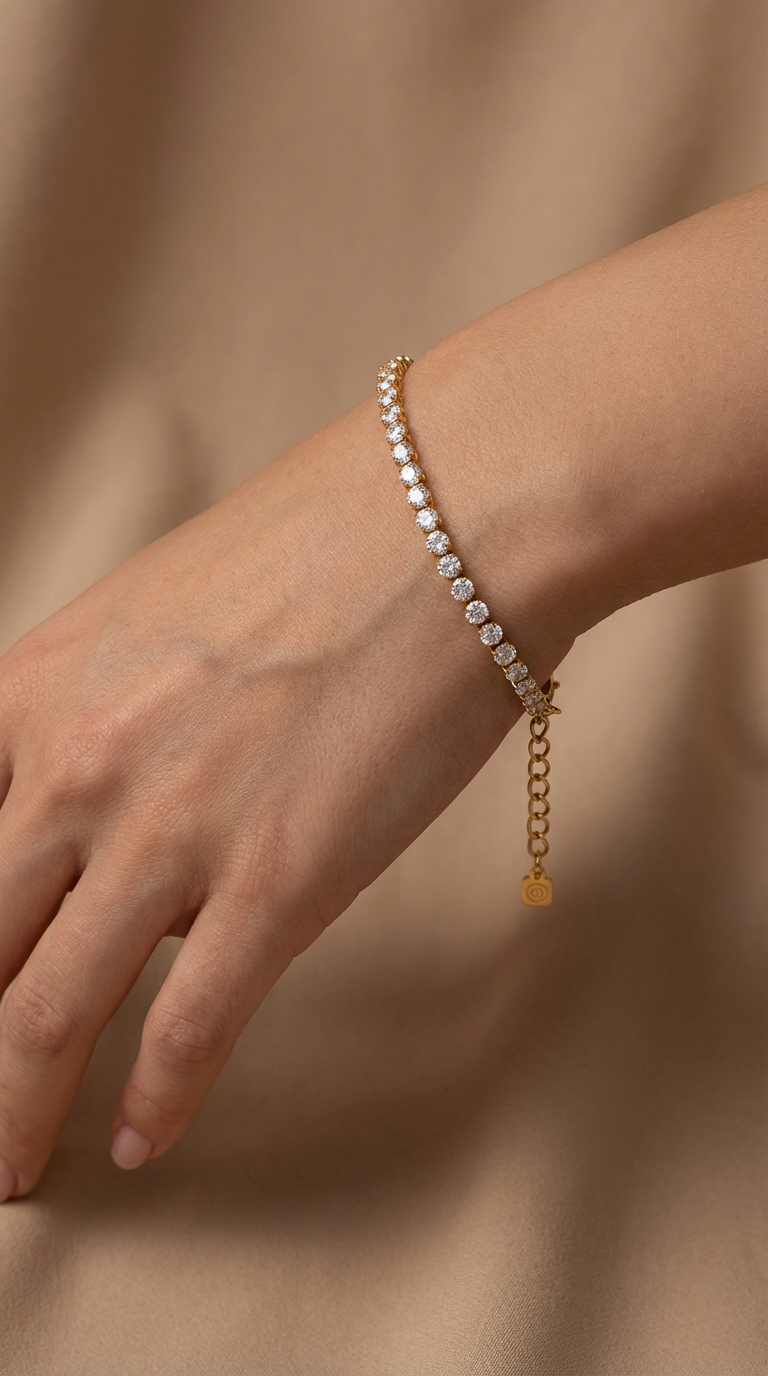 Aurora - Pulseira de Ténis Crystal