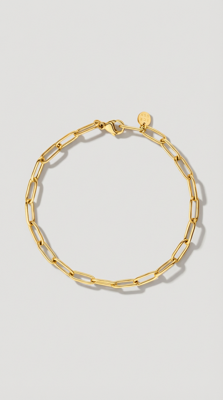 Charlotte - Pulseira de Corrente Dourada