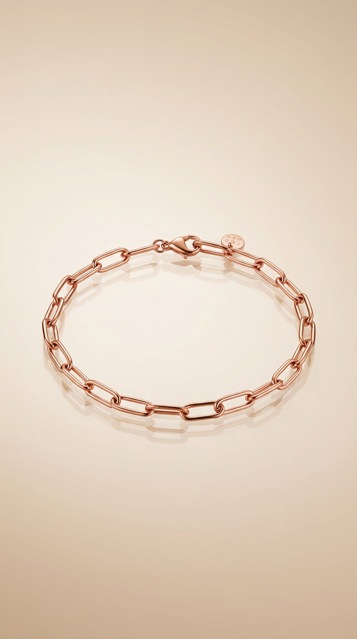 Charlotte - Pulseira de Corrente Dourada