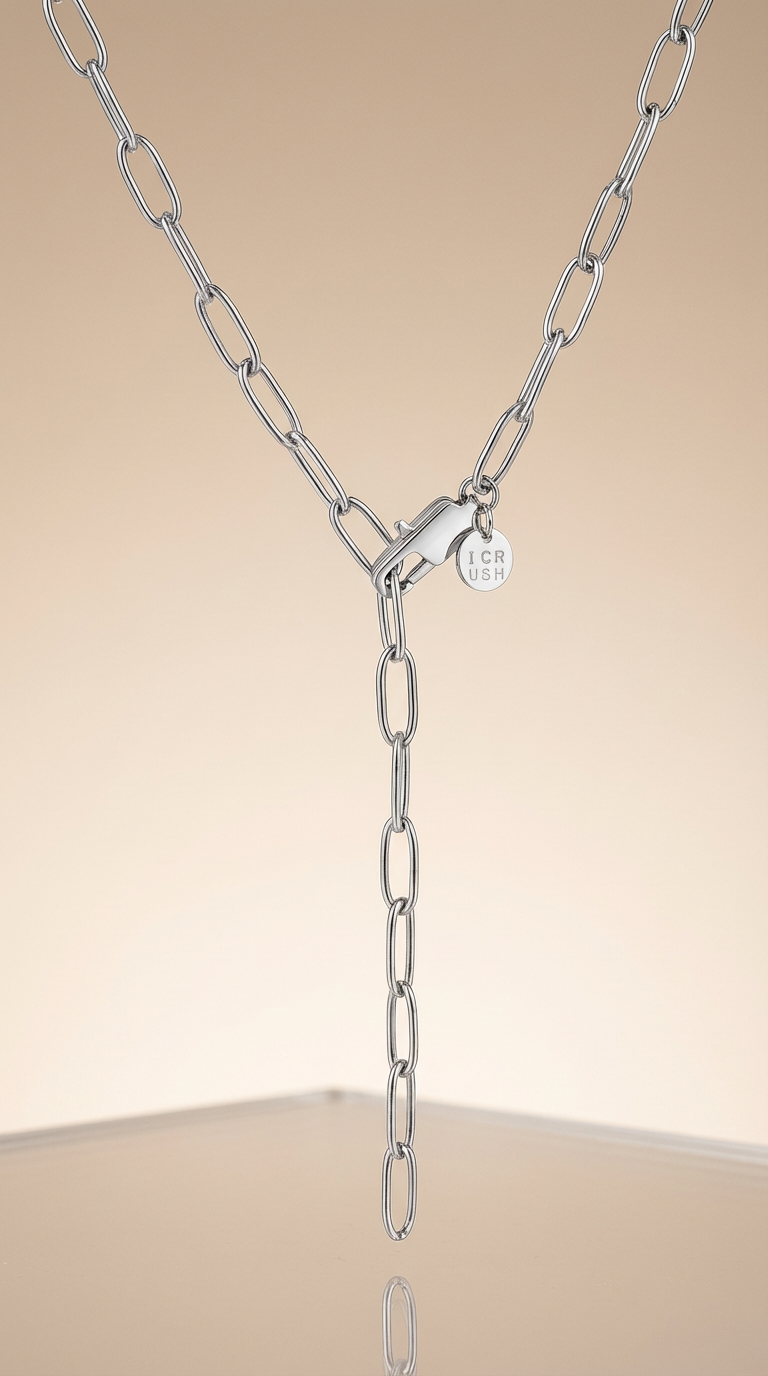 Victoria - Colar Lariat Dourado
