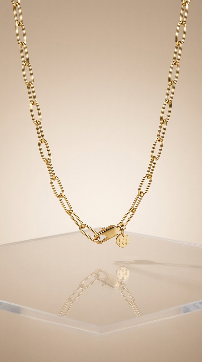 Victoria - Colar Lariat Dourado
