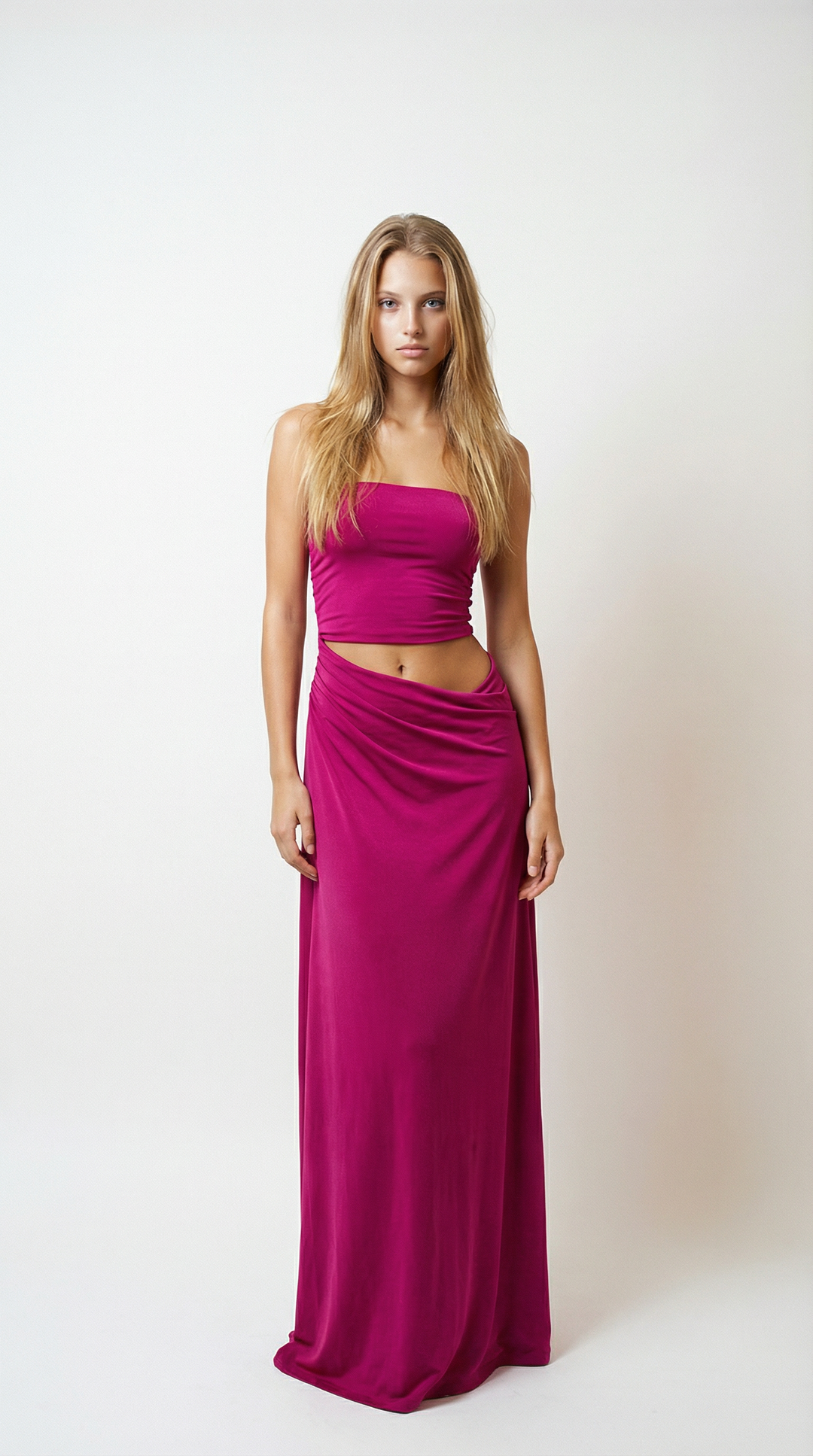 Vera - Vestido Maxi Drapeado