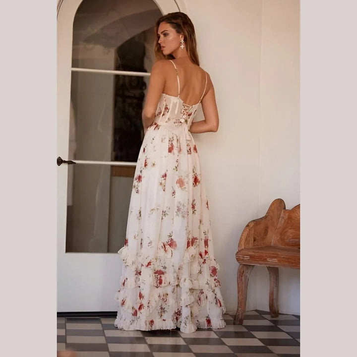 Sónia - Vestido Midi Floral